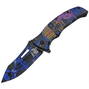 China Made 300503BL Cat Eye Linerlock Blue