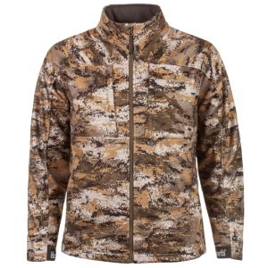 Huntworth Elkins Mid Weight Windproof Soft Shell Jacket Grid Fleece Interior - Mens, Disruption, 2XL, E-9501-DC-2XL