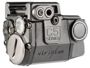 Viridian Universal Sub-Compact Red Laser w/Tactical Light, 100/140 Lumens, Featuring ECR C5LR
