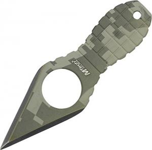 MTech USA MT-588DG Fixed Blade Neck Knife, Green Digital Camo Blade and Grenade-Style Handle, 4-1/4-Inch Overall MT588DG