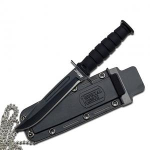 Mtech Fixed Blade, 6in, Stainless Steel Blade, Black Handle, MT-632DB MT632DB