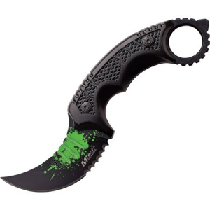 MTech Knives 2061BK Black Fixed Blade Knife MT2061BK