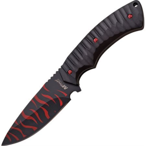 MTech Knives 2064BR Red Camo Fixed Blade Knife