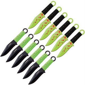 Z-Hunter Knives 16512 12 Piece Throwing Set Fixed Blade Knife