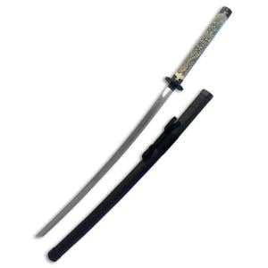 Master Cutlery Oriental Sword with Dragon Nylon Fiber Handle and Stainless Steel 27" Blade Model SW-469BK