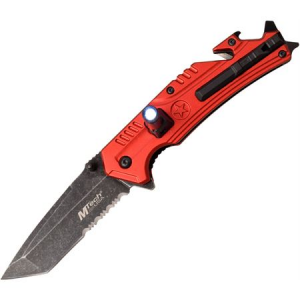 MTech A1114RD Linerlock A/O Red