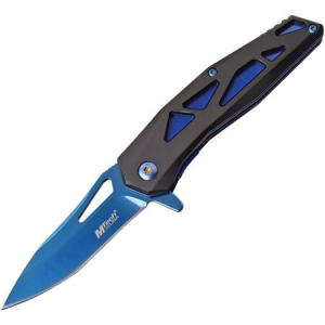 MTech Knives 1141BL Linerlock A/O Blue