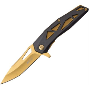 MTech Knives 1141GD Linerlock A/O Gold