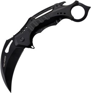 TAC Force Linerlock A/O Black 805319436379