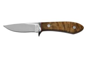 Sarge TK Bird Fixed Knife Brown - 2.5" Plain Drop Point Blade 805319499763
