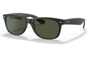 RAY BAN New Wayfarer with Black Frame and Green G-15 Lenses 0RB2132622/5855