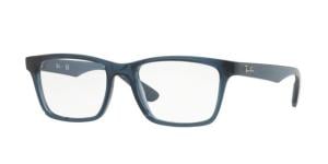Ray-Ban RX7025 Eyeglass Frames 5719-55 - Trasparent Grey/blue Frame