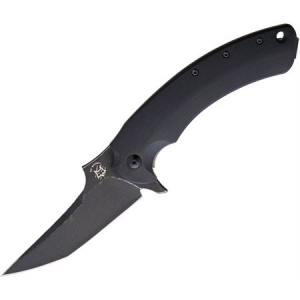 Fox USMC 537BR Geco Framelock Black G10