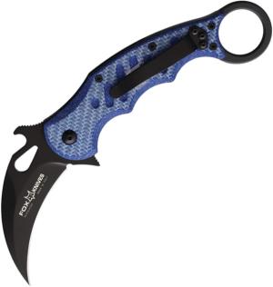 Fox Karambit Linerlock Blue Twill 8053675922384