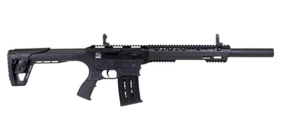 Charles Daly AR-12A 18.5" 12GA 5rd Shotgun, Black - 930.420 8053800948593