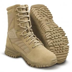 Altama Mens Foxhound SR 8in Leather Boot,Size W7,Tan 365802-W07.0/EU39