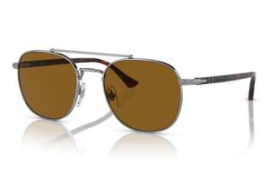 PERSOL PO1006S Sunglasses with Gunmetal Frames and Brown Lenses 0PO1006S513/3355