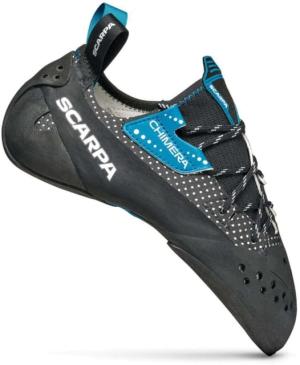 Scarpa Chimera Climbing Shoes, Black/Azure, 43, 70073/000-BlkAzr-43