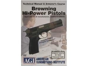 American Gunsmithing Institute (AGI) Technical Manual & Armorer's Course Video Browning Hi-Power Pistols" DVD - 126588"