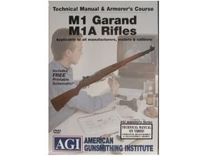 American Gunsmithing Institute (AGI) Technical Manual & Armorer's Course Video M1 Garand, M1A Rifles" DVD - 384747"