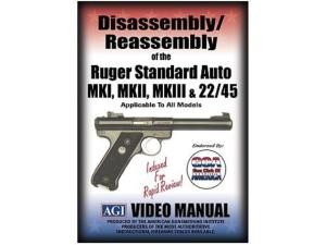 American Gunsmithing Institute (AGI) Disassembly and Reassembly Course Video Ruger Mark 1, Mark 2 and Mark 3 .22 Pistols" DVD - 425785" 