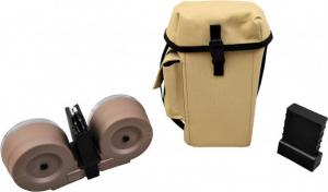 Gen II AR-15 / M16 100 Round Dual Drum Magazine .223/5.56 With Reinforced Feed Lips in Desert Tan 809705570182