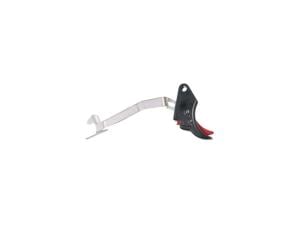 Overwatch Precision Falx Trigger for Smith and Wesson, Curved, NP3, Black/Red, 44526