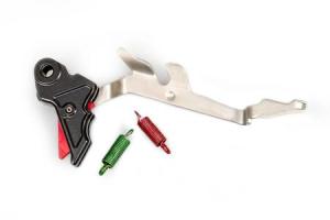 OVERWATCH PRECISION TAC Trigger Kit Black/Red for Walther 9mm Q4/Q5 Steel Frame Pistols