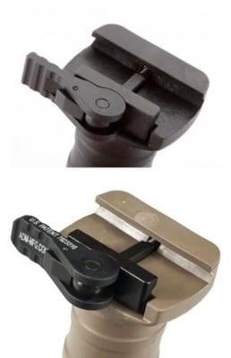 American Defense Manufacturing BattleGrip Quick Detach Short Vertical Grip, Black, BGV-QDK-BLK 810008513262