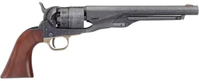 Taylor's & Company Pietta 1860 Army Black Powder Revolver 44 Caliber 8" Old West Barrel Old West Frame Walnut Grip 200106