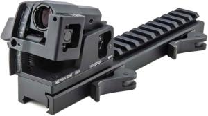 Meprolight GLS Self-Illuminated 40mm Grenade Launcher Optical Sight w/Top Flat Combined Adapter, 0623370