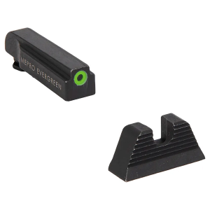 Meprolight Evergreen Glock (All Models) Green Ring/Blank Pistol Sight Set 83201001