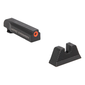 Meprolight Evergreen Glock (All Models) Orange Ring/Blank Pistol Sight Set 83101001