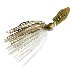 Z-Man Chatterbait Jack Hammer Ever Green Custom Bladed Jig - 3/8 oz. - Golden Shiner 100001384-2774700