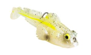 Z-man Gobius Swimbait Lure, Sexy Shimmer Blue, 3in, 3/4oz, GB3-34-08 GB33408