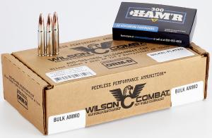 Wilson Combat Centerfire Rifle Nickel .300 HAM'R 135-Grain 20-Rounds SHB A300HMR-135-HB-N