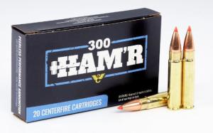 WILSON COMBAT 300 HAM'R 110Gr Hornady V-MAX 2550 FPS 20rd
