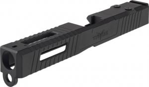 TRYBE Defense Pistol Slide, Glock 17, Gen 3, Viper Cut, Black, SLDG17G3VPR-BN 810030580942