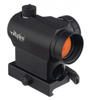 TRYBE Optics Micro Red Dot Sight, 3 MOA w/ QD Riser, Black, TRORD3MOA 810030582908