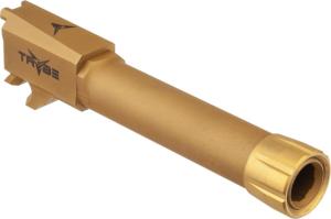 TRYBE Defense Sig Sauer P365 Match Grade Threaded Pistol Barrel, Gold TIN, TPBSIG365V2-TIN-V2 810030583868