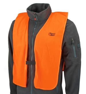OpticsPlanet Exclusive OpticsPlanet Blaze Orange Hunting Safety Vest, Blaze Orange, Chest 38-48in, 15752-OP 810030586128