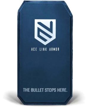 Ace Link Armor Level 3A Backpack Armor, Regular Aramid, Blue, 9x17in, A-SAP-3A-0917 ASAP3A0917