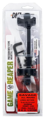 DNZ Game Reaper Scope Mount/Ring Combo Matte Black Savage Round Receiver W/8-40 L32200 L32200