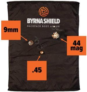 Byrna Technologies Byrna Shield Flexible Level Iiia Backpack Insert 11''x14'' 810042112384