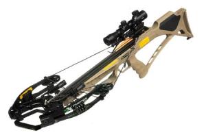 XPEDITION ARCHERY Viking X430 Tactical Sand Crossbow Package with 4x32mm Dual Illuminated Scope VS-430-TSND
