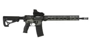 CMMG Resolute 100 5.56mm Semi-Auto Rifle with Battle Worn Titanium Cerakote Finish and Meprolight RDS Optic