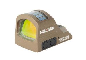 HS507C-X2-BB Burnt Bronze, Red Multi-Reticle, 7075 Aluminum Open Solar, Shake Awake, Pistol