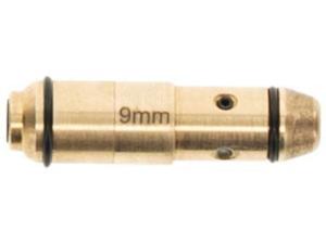 LaserLyte Laser Cartridge Trainer, Bore Sighter, 9MM, Red Laser, Brass 1226992