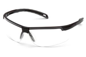 Pyramex Ever-Lite Safety Glasses Black Frame / Clear Lenses PYSB8610DT
