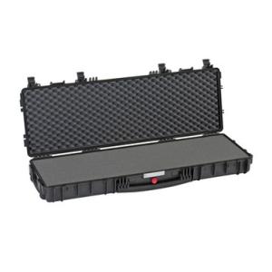 RED STANDARD RIFLE CASE - BLACK W/ PRE-CUBED FOAM, 44-3/4" L X 13-3/4" W X 5-5/16" D 